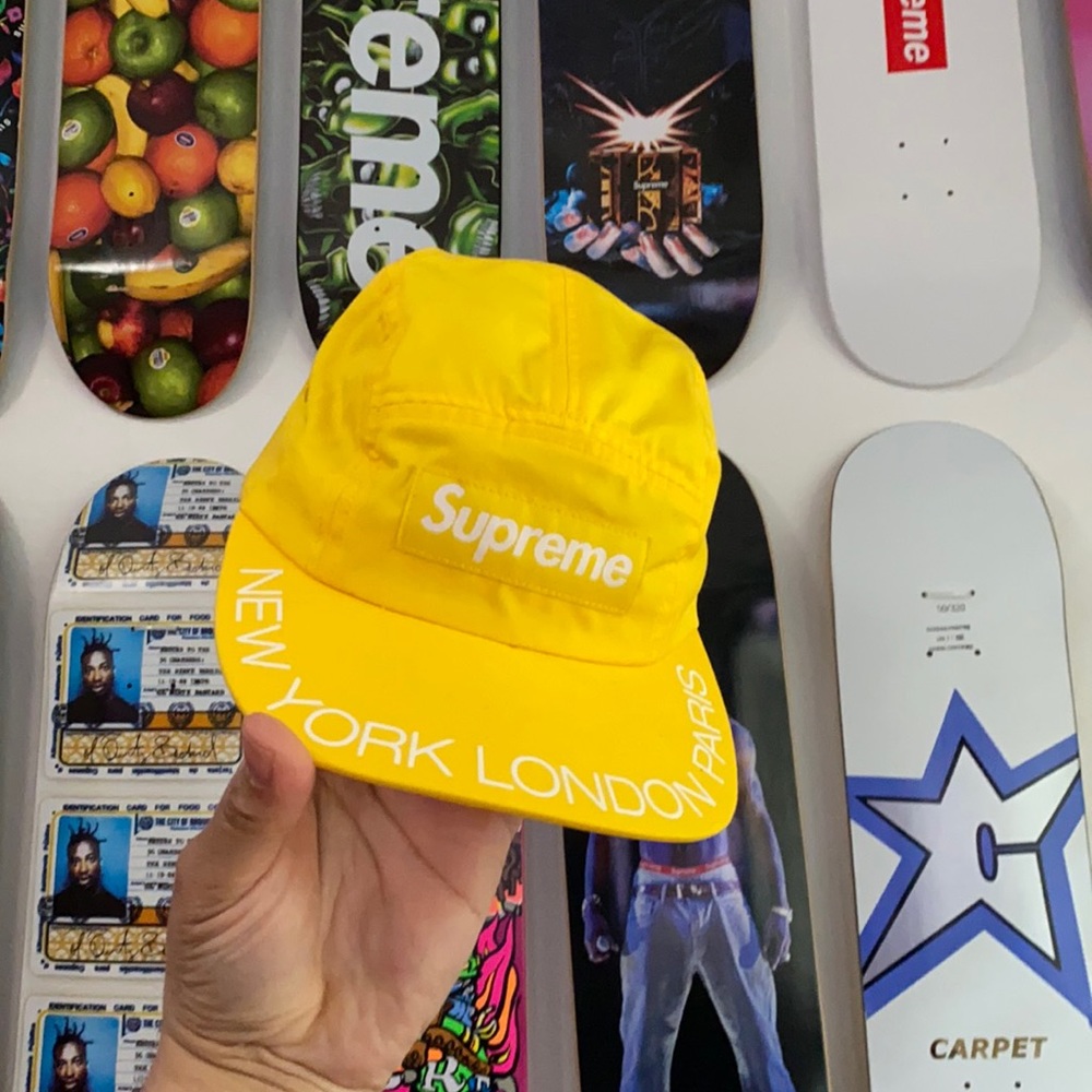 Supreme Visor Print Camp Hat